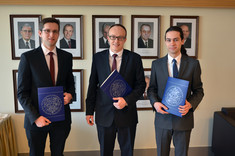 Rektor PRz pogratulował naszym studentom sukcesów