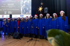 Koncert świąteczny dla żołnierzy WOT pełniących służbę w obronie granic Polski,